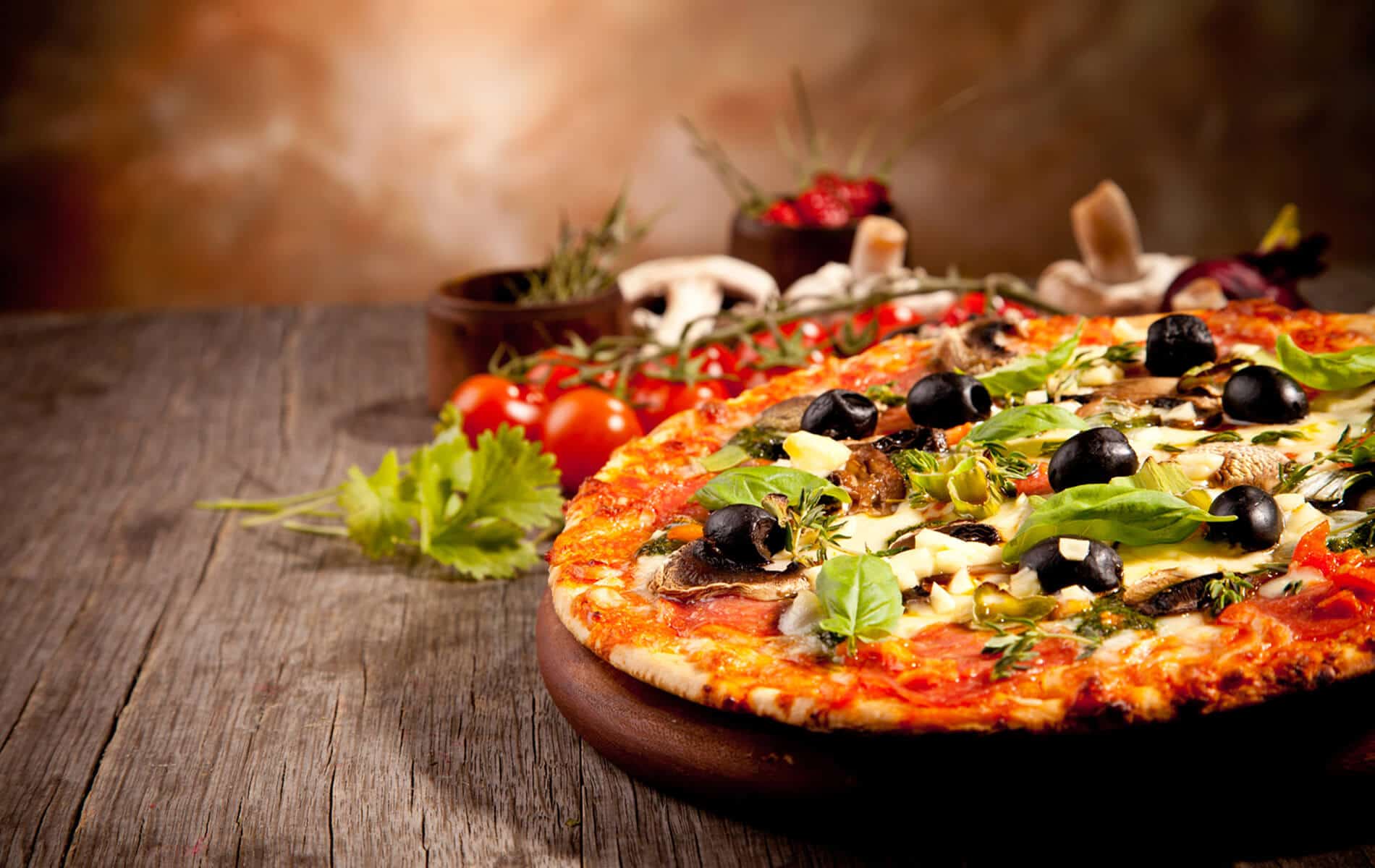 Crispy Cheese Pizza with Extra Extra Toppings
